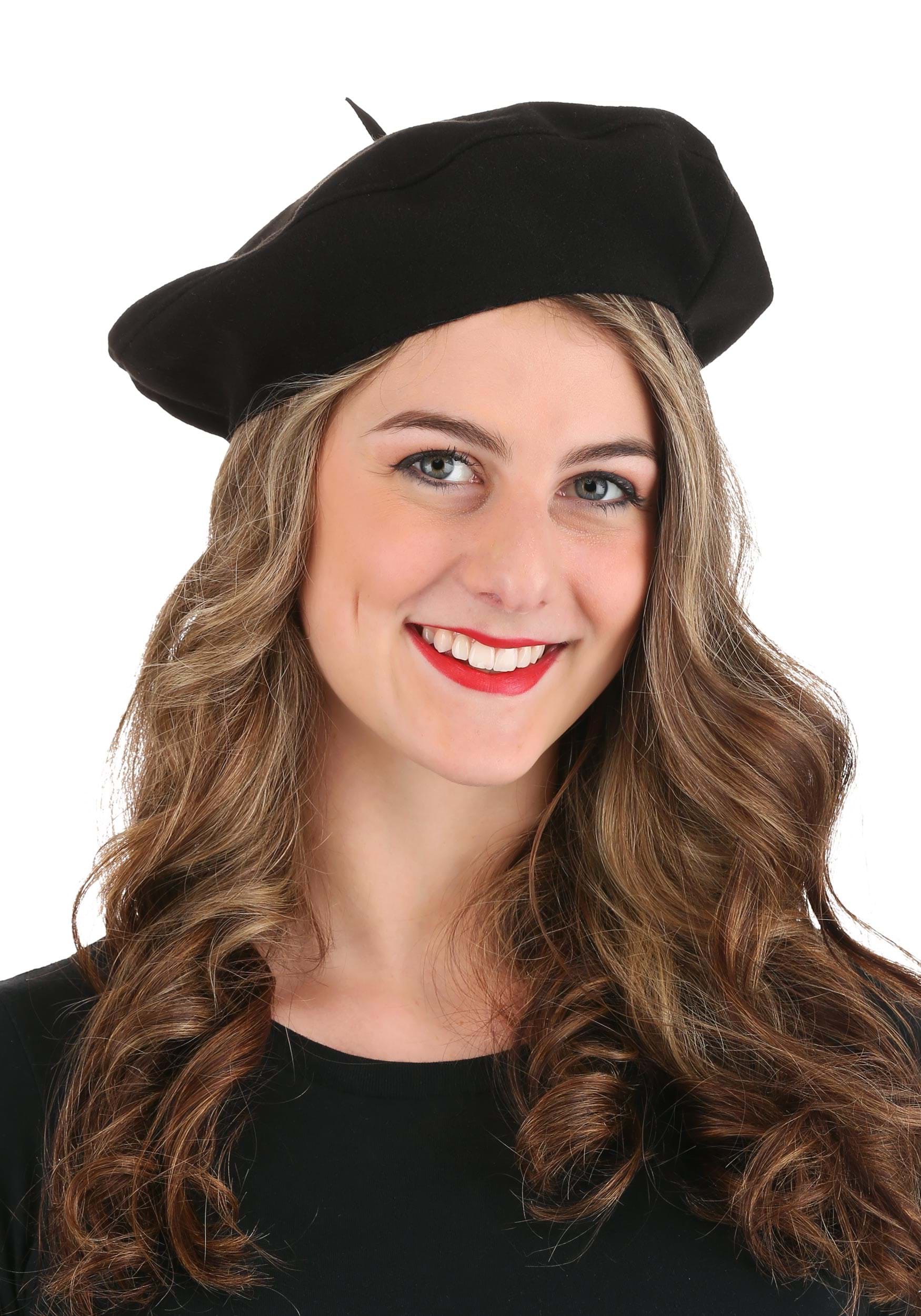 Black Beret Hat