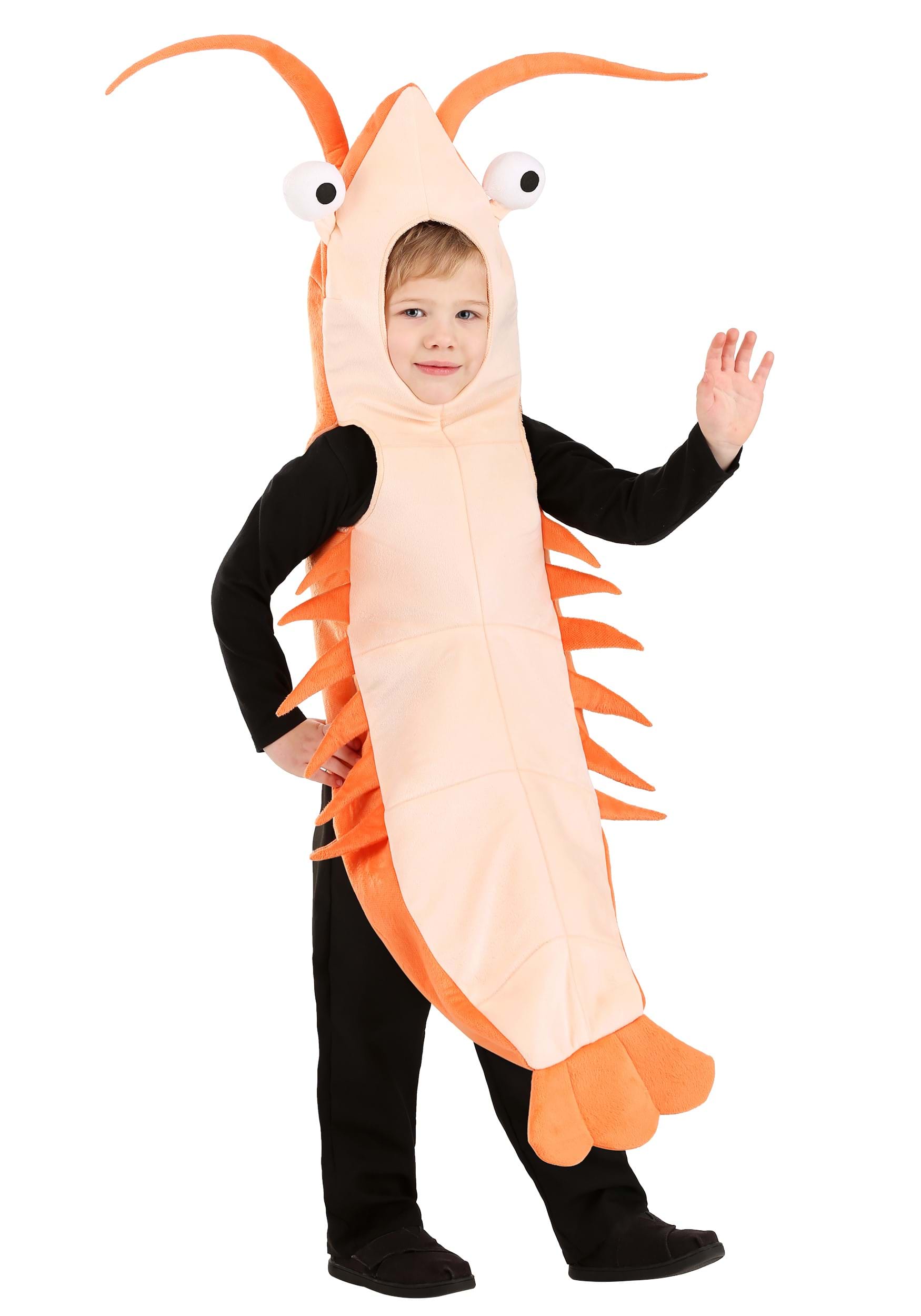 Photos - Fancy Dress Toddler FUN Costumes Shrimp  Costume Orange FUN0868TD 