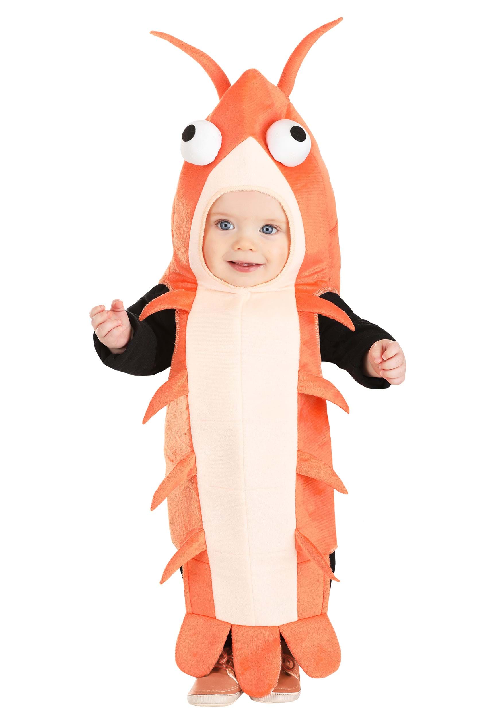 Photos - Fancy Dress FUN Costumes Baby Shrimp Costume | Infant Animal Costumes Pink/Orange