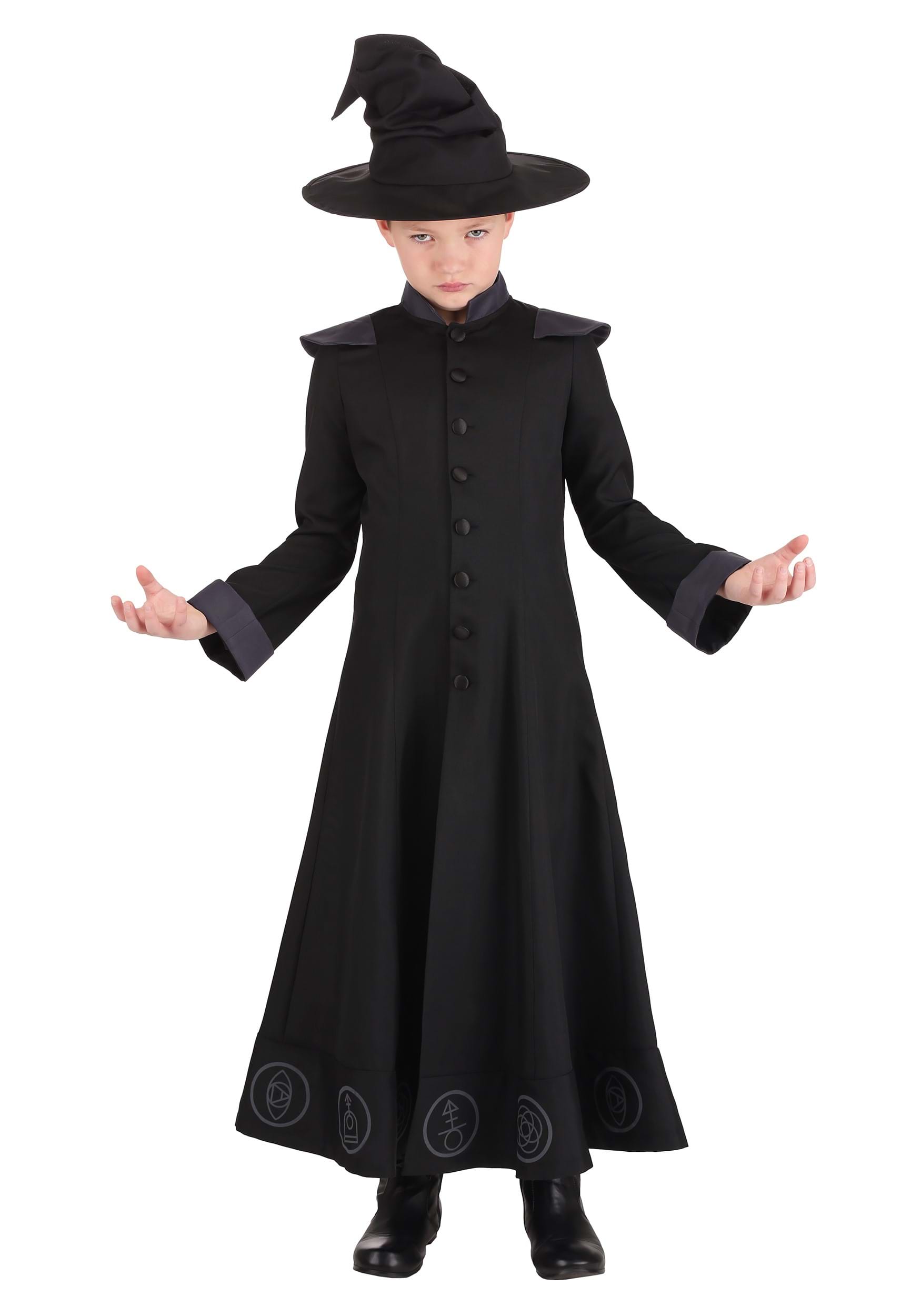 Photos - Fancy Dress FUN Costumes Warlock Costume for Kids Black FUN6237CH