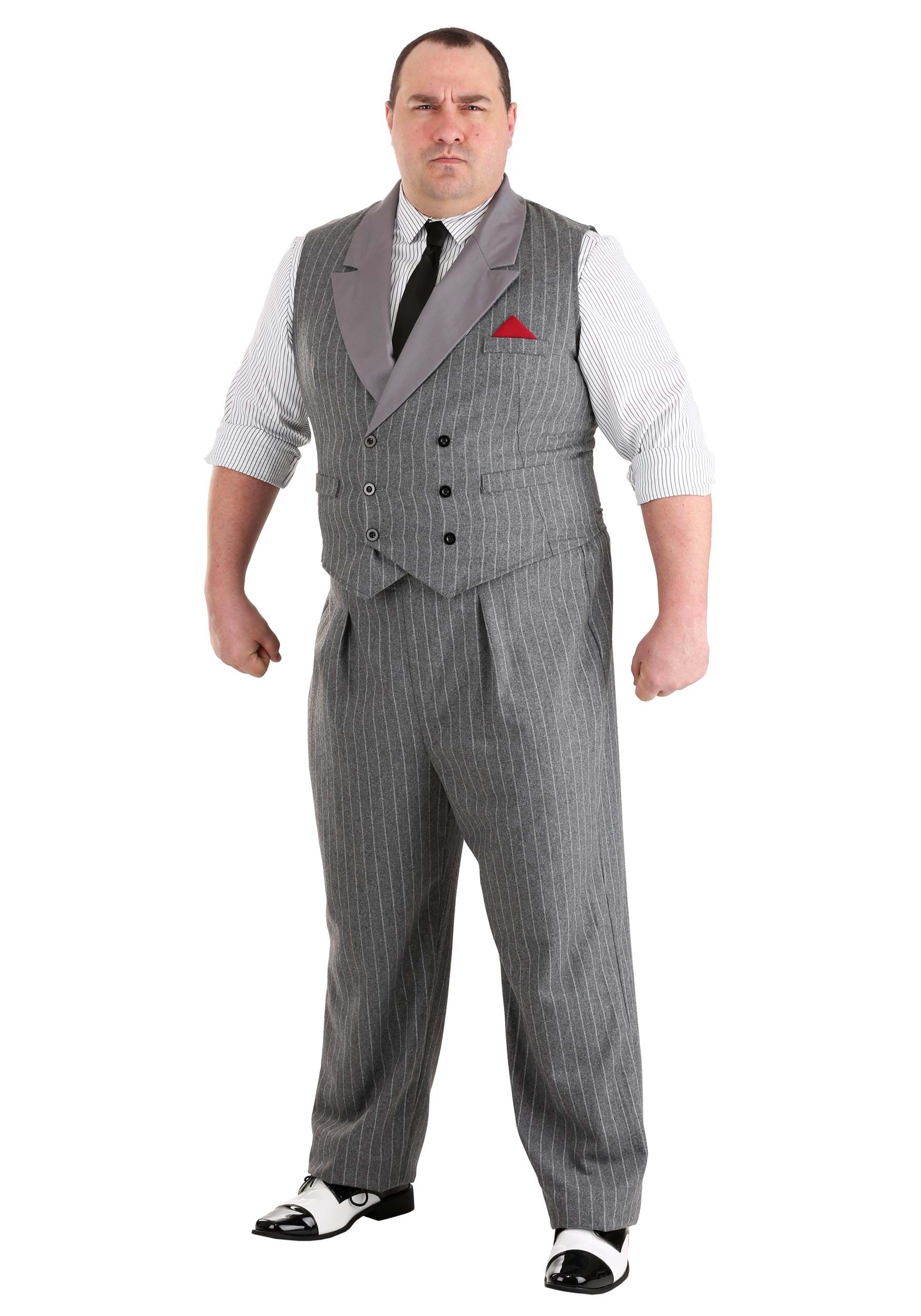 Plus Size Ruthless Gangster Mens Costume