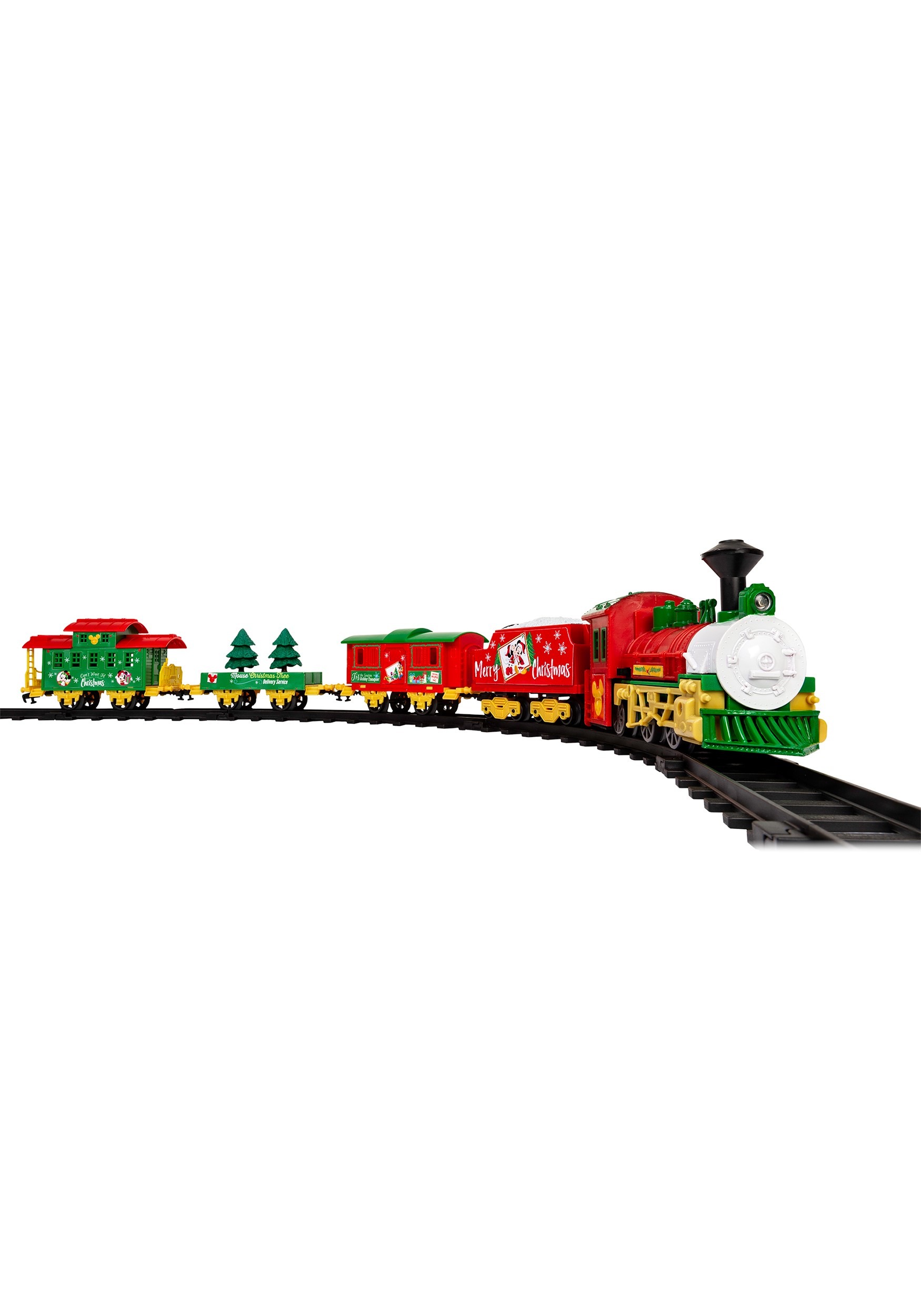 miniature christmas train set