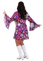 Women's Plus Size Groovy Flower Power Costume Alt 3
