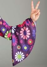 Womens Plus Size Groovy Flower Power Costume Alt 3