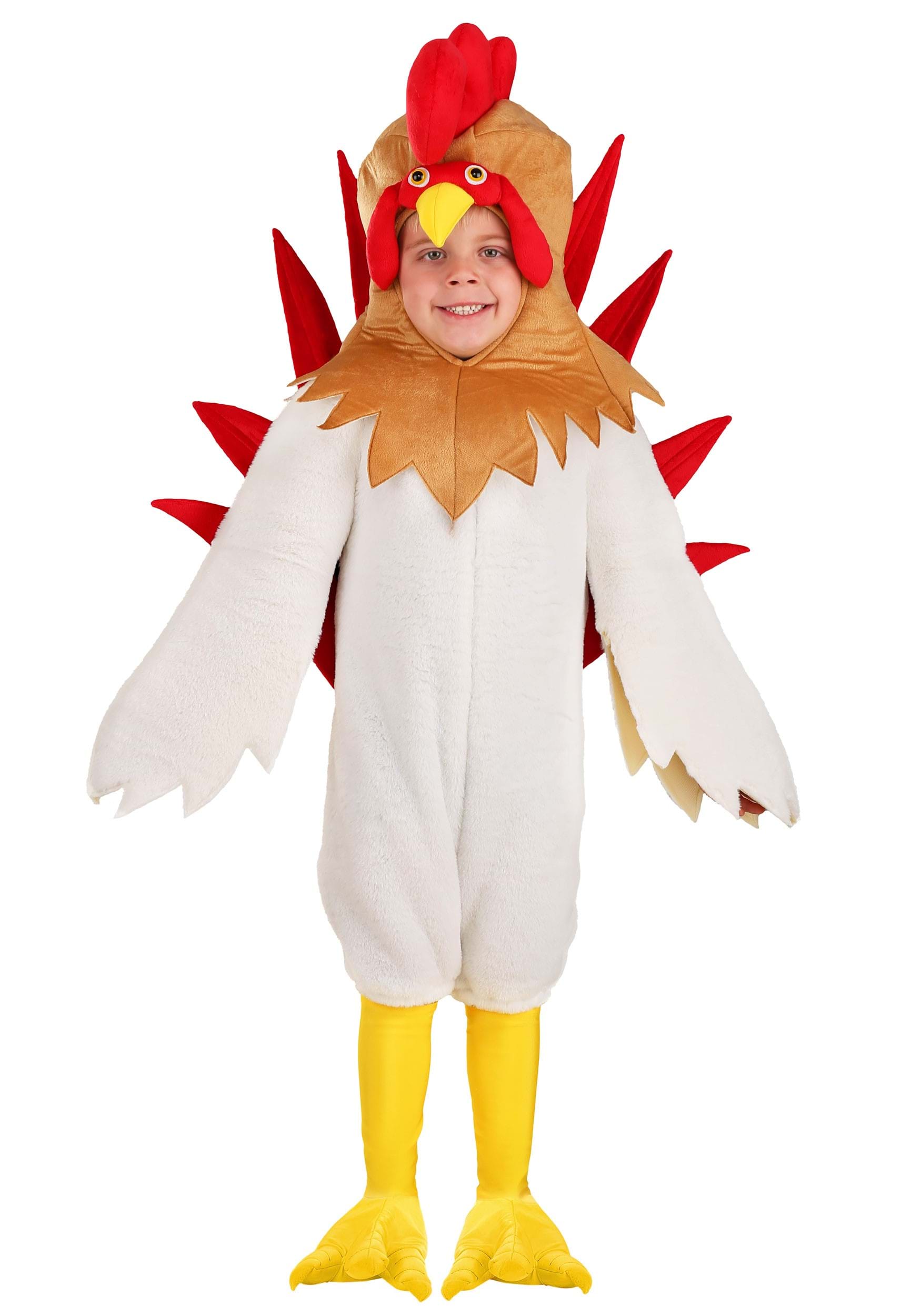 Photos - Fancy Dress Toddler FUN Costumes  Farm Rooster Costume White/Red/Yellow FUN6832 