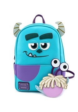 Loungefly Monsters Inc Sully Mini Backpack w/ Boo Coin Purse