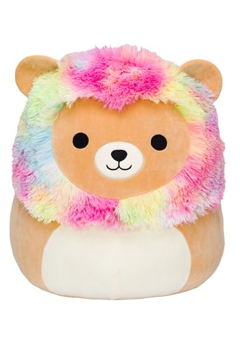 Squishmallow 12" Rainbow Mane Lion Stuffed Animal Toy