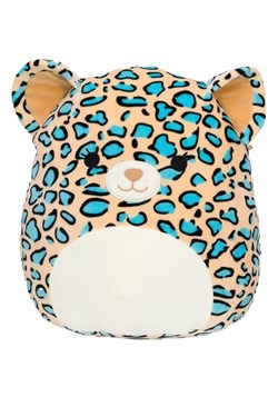 Squishmallow 12" Teal Leopard Stuffed Toy