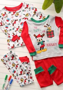 Toddler Holiday Mickey 4 Piece Sleepwear Set Main UPD-update