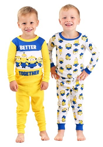 Toddler Minions 4 Piece Sleepwear Set