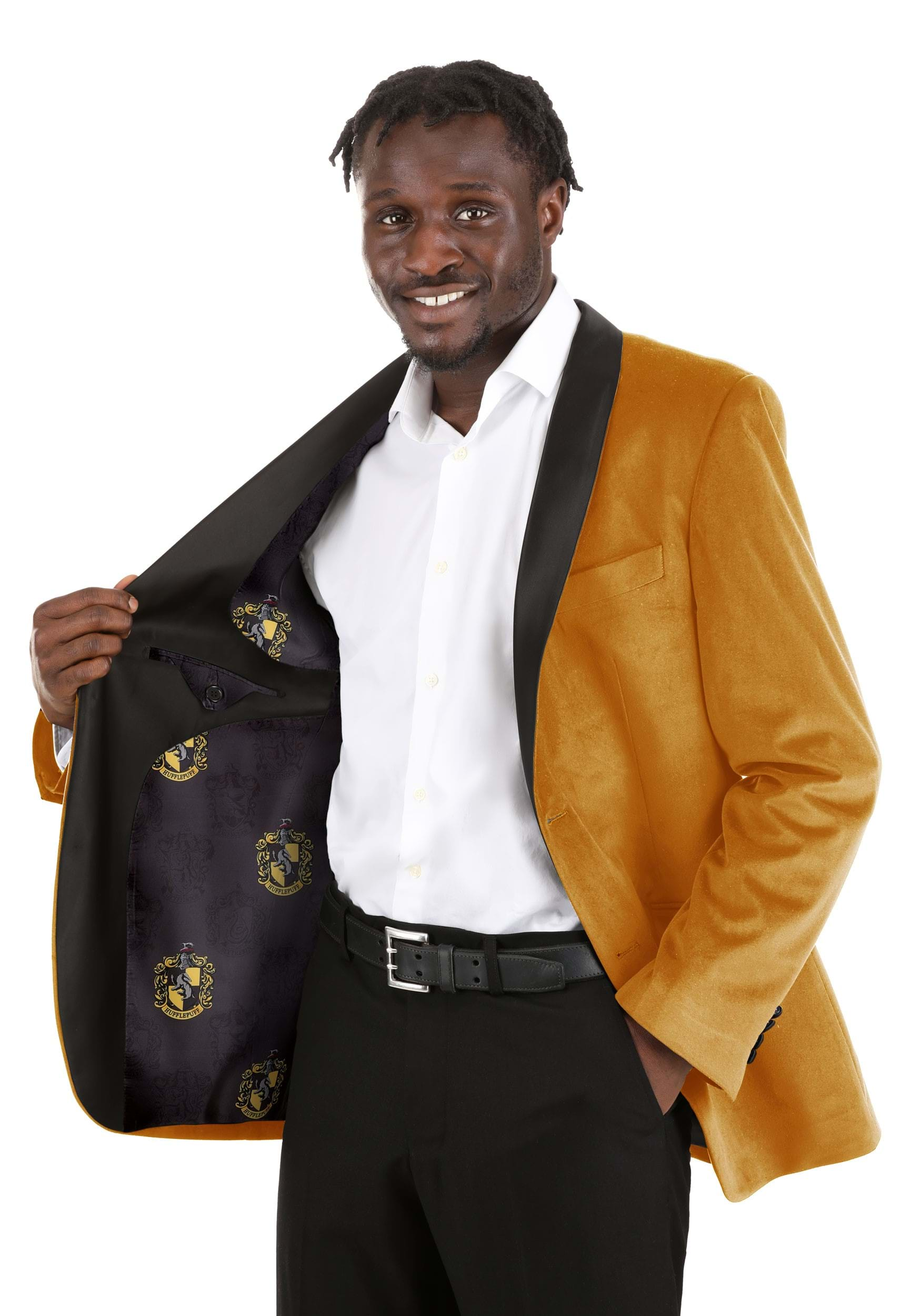 Harry Potter Men's Hufflepuff Deluxe Blazer