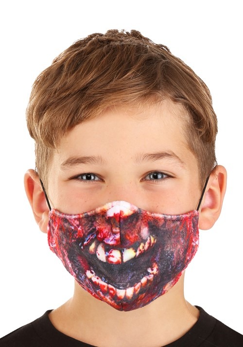 Child Zombie Sublimated Face Mask