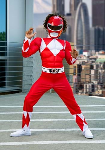 Power Rangers Boys Red Ranger Costume