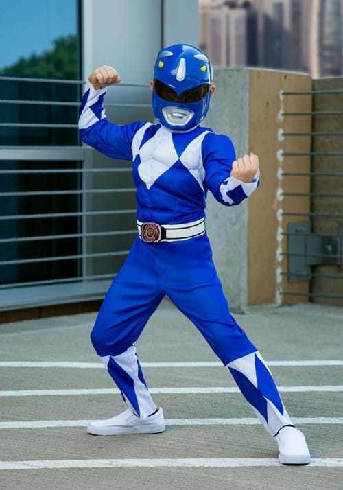 Power Rangers Boys Blue Ranger Costume