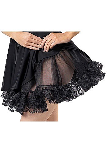 Womens Black Lace Petticoat