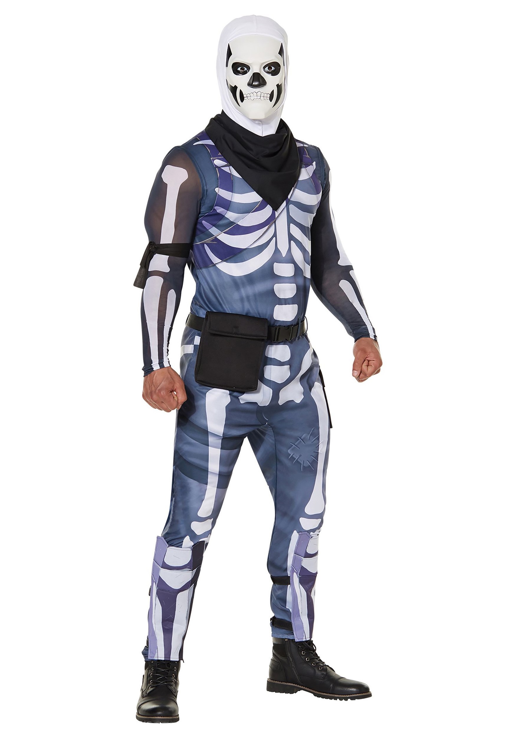 Fortnite Skeleton Trooper Mens Costume