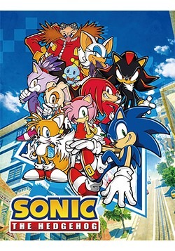 SONIC THE HEDGEHOG - BIG GROUP SUBLIMATION THROW