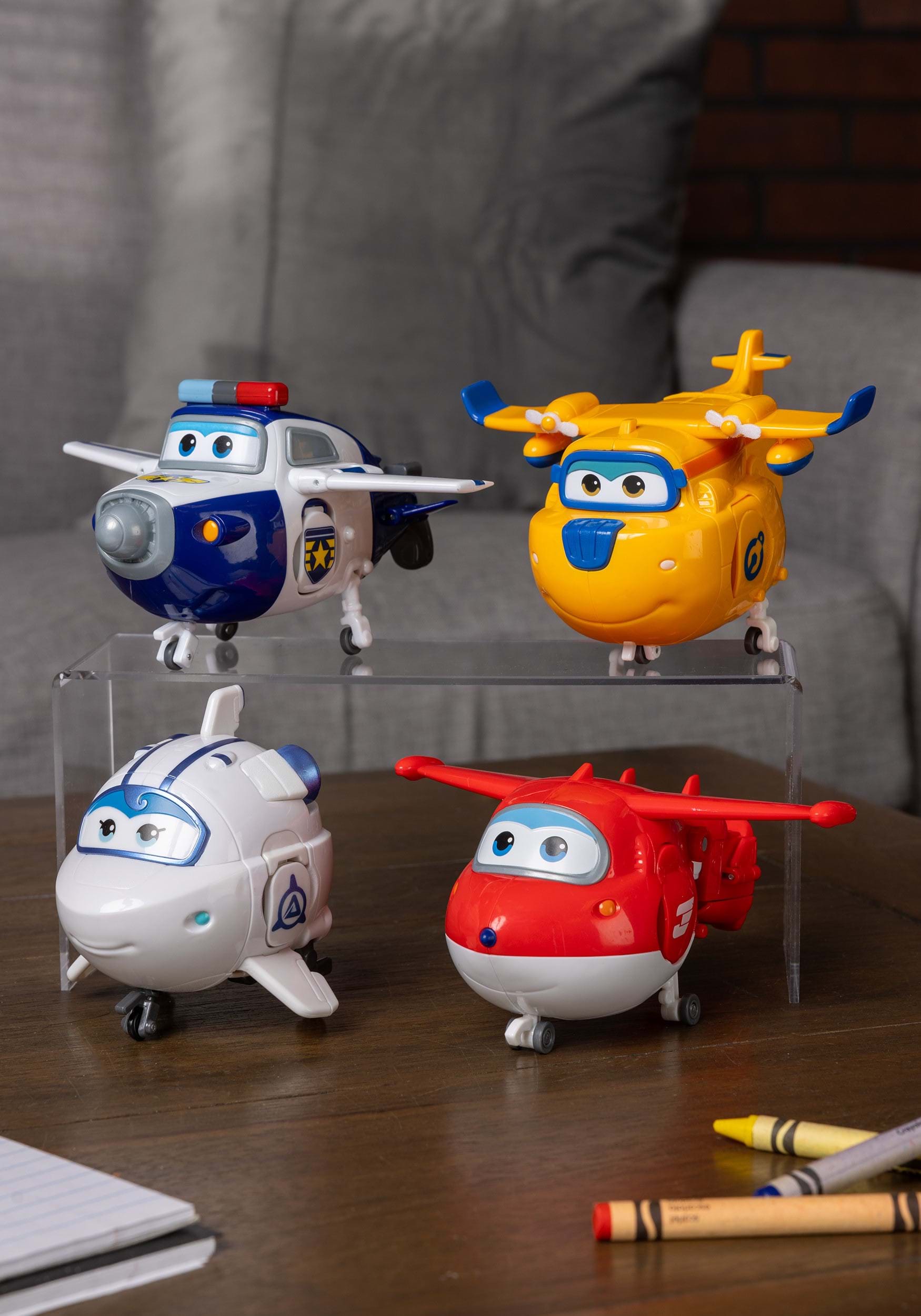 4 Pack 5" Super Wings Transformer Character