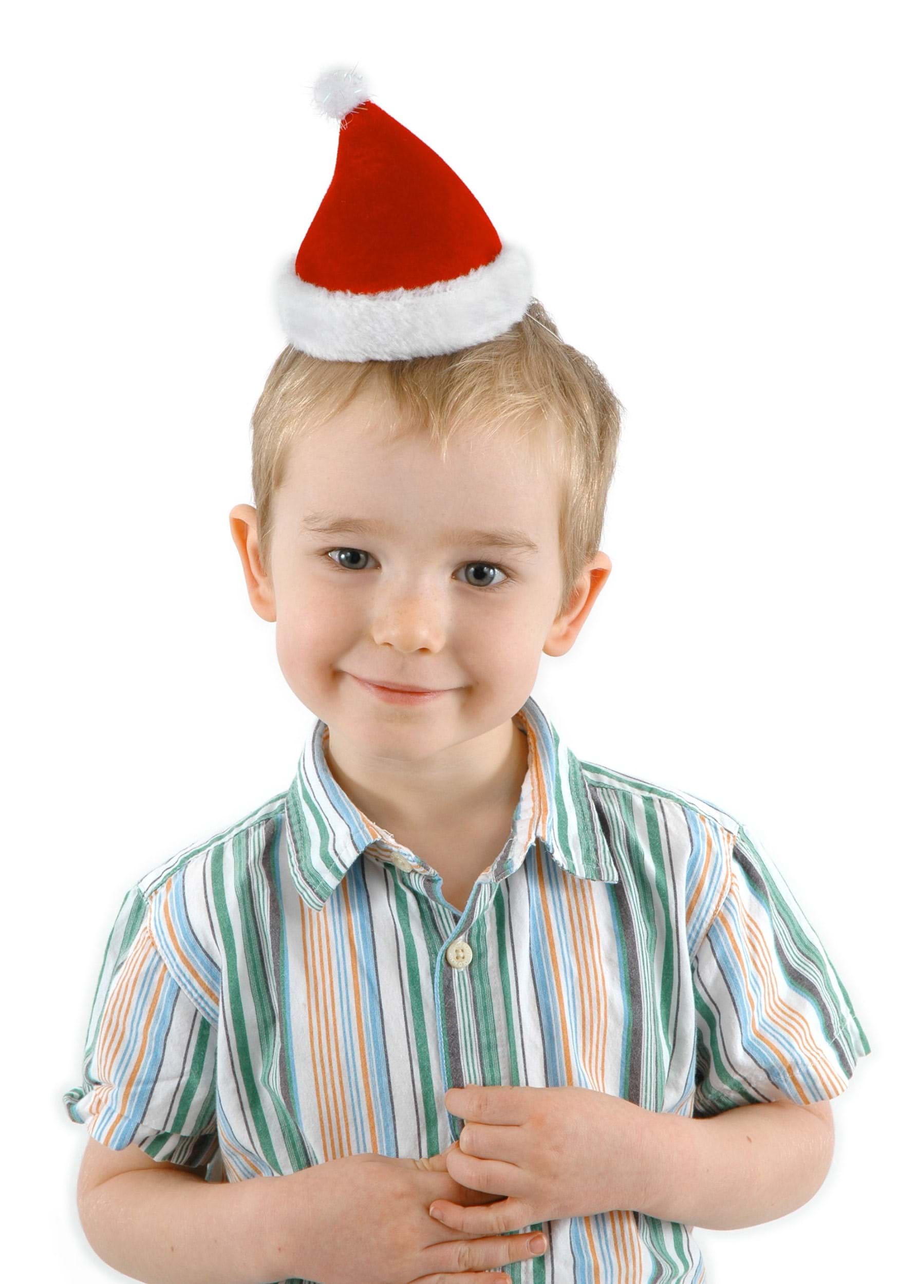 Mini Plush Santa Costume Hat