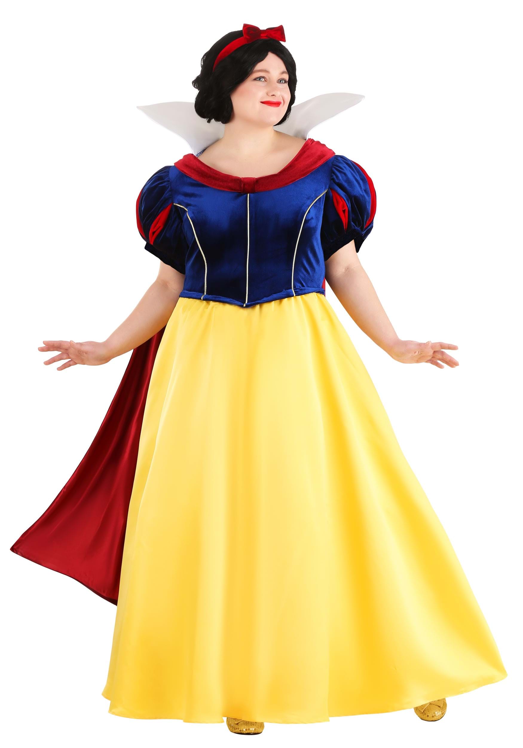 Photos - Fancy Dress Disney FUN Costumes Plus Size  Snow White Costume for Women Blue/Red 