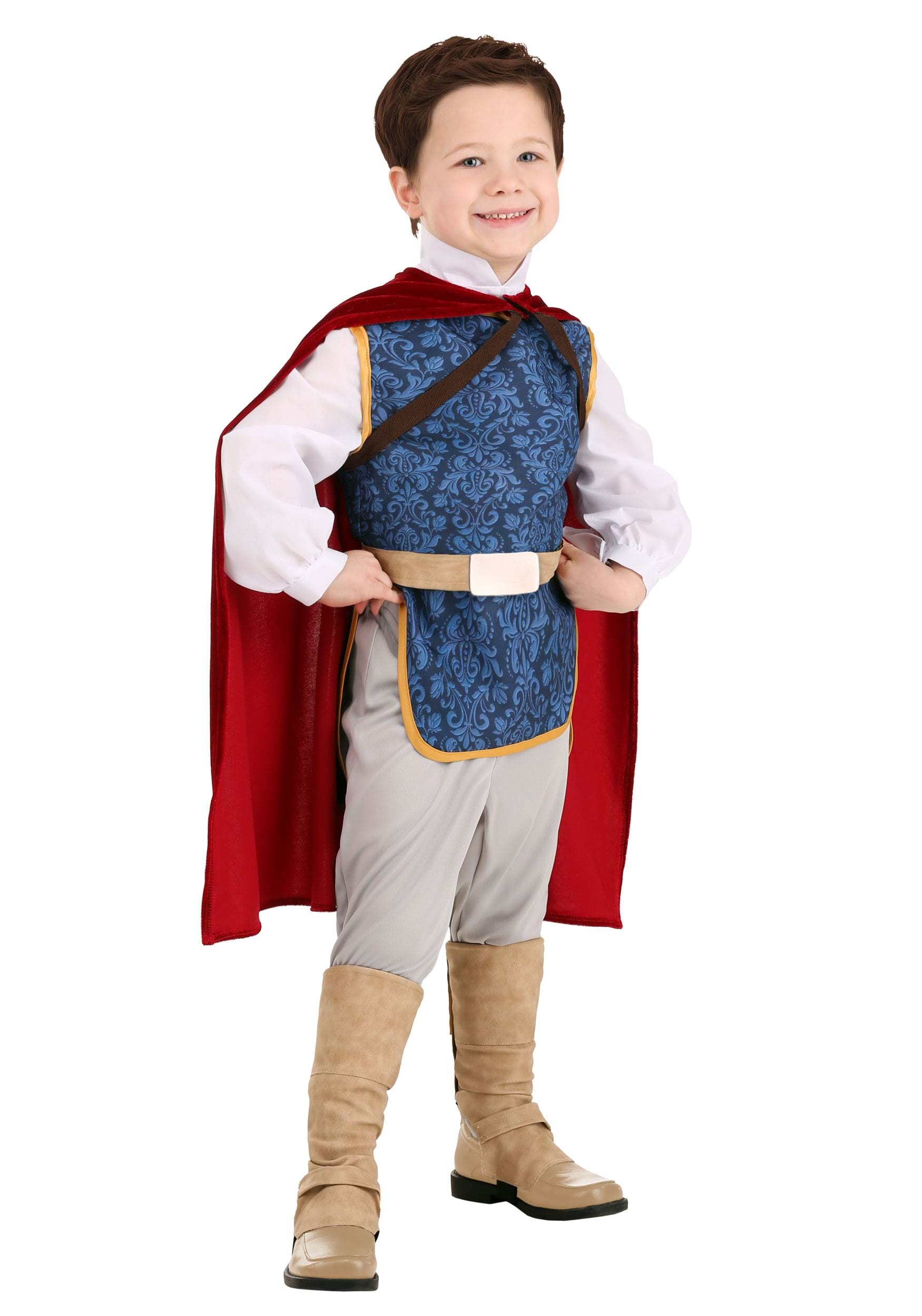 Photos - Fancy Dress Toddler FUN Costumes Disney Snow White Prince  Costume Brown/Blue/R 