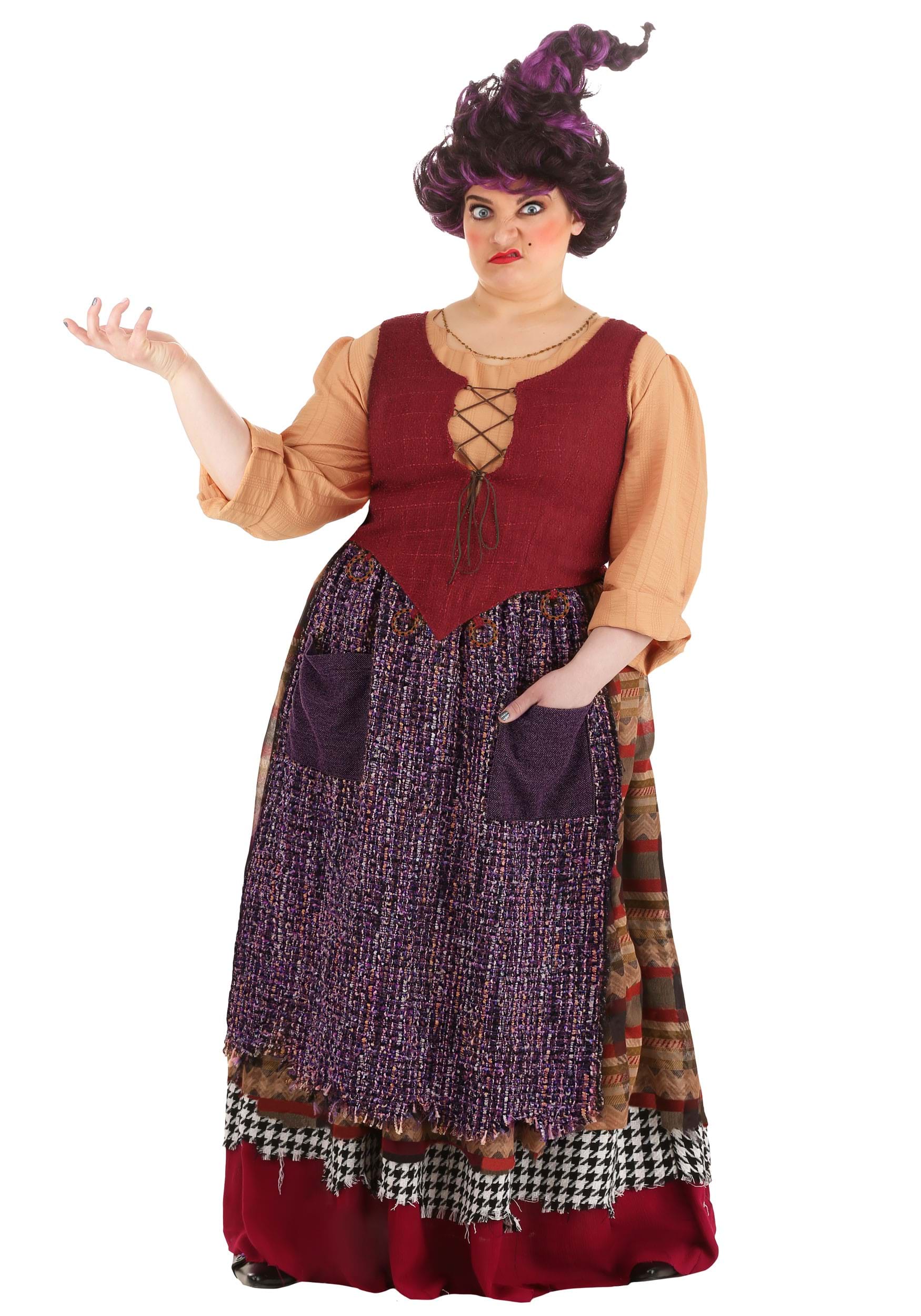 Plus Size Hocus Pocus Mary Sanderson Womens Costume