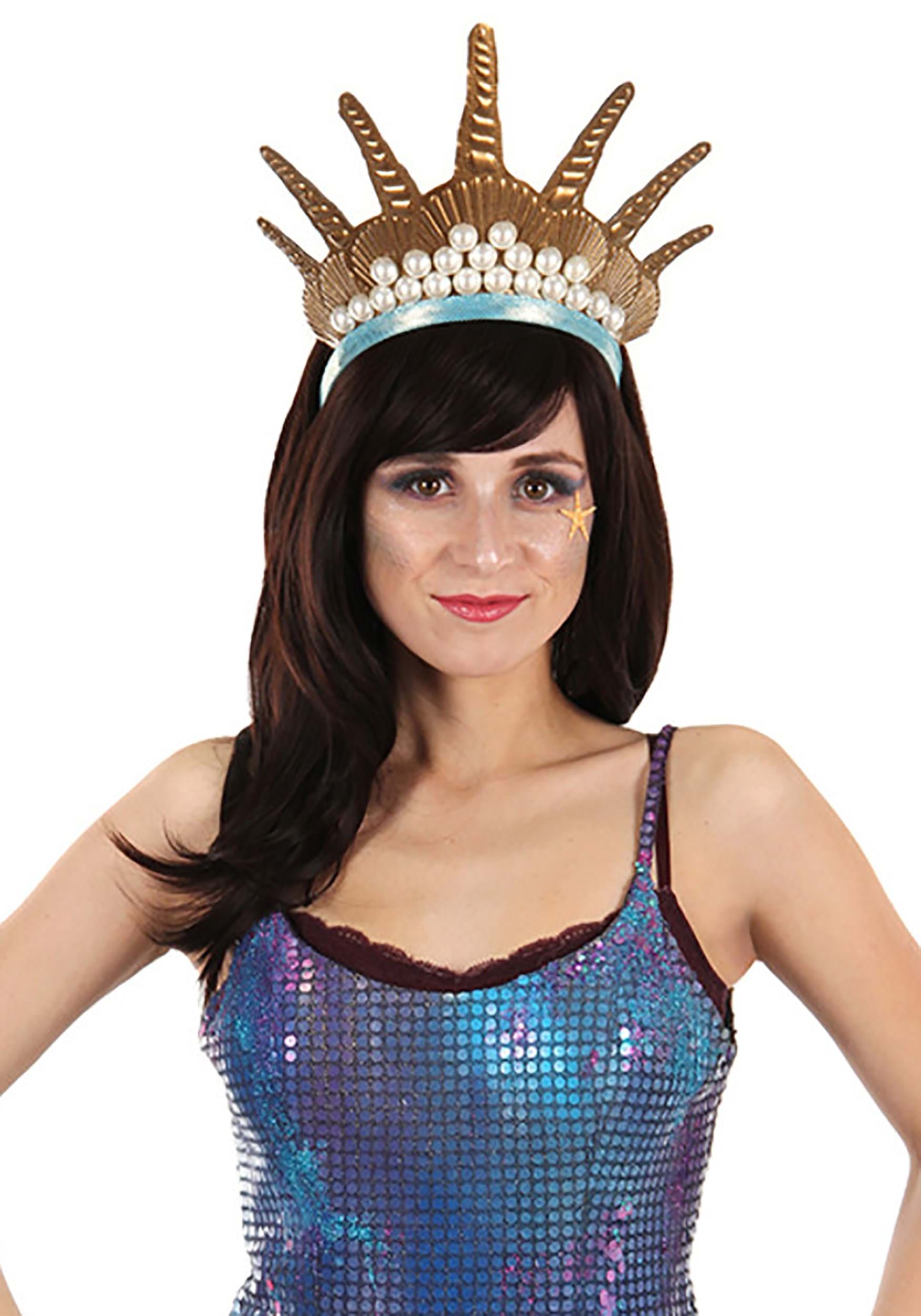 Mermaid Queen Crown Costume Headband