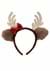 Glitter Red Bow Reindeer Headband Alt 2