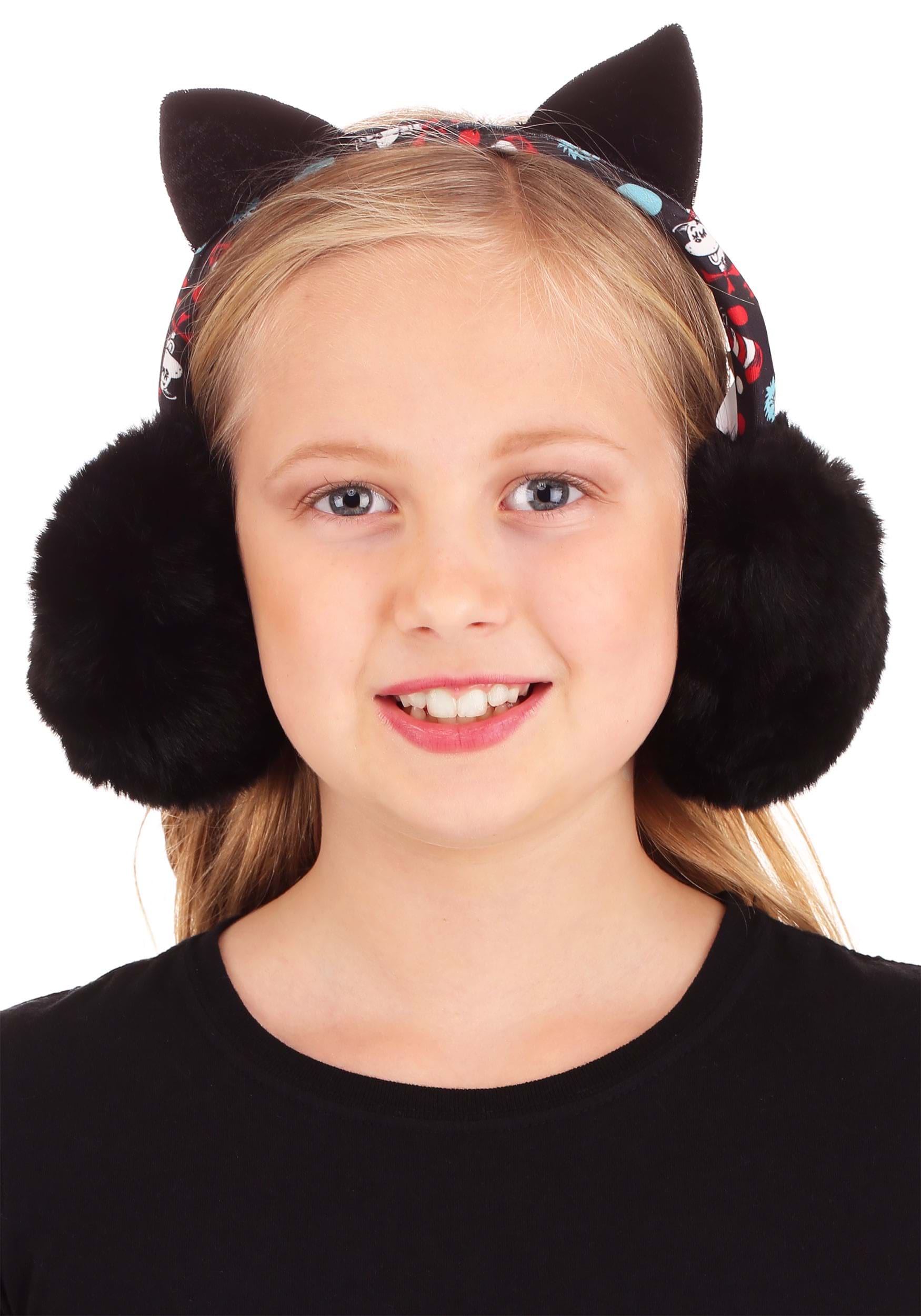 Cat in the Hat Adjustable Earmuffs