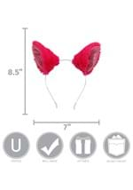 Magenta Anime Cat Ears Headband Alt 3