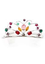 Silver Pink Rainbow Tiara Alt 1