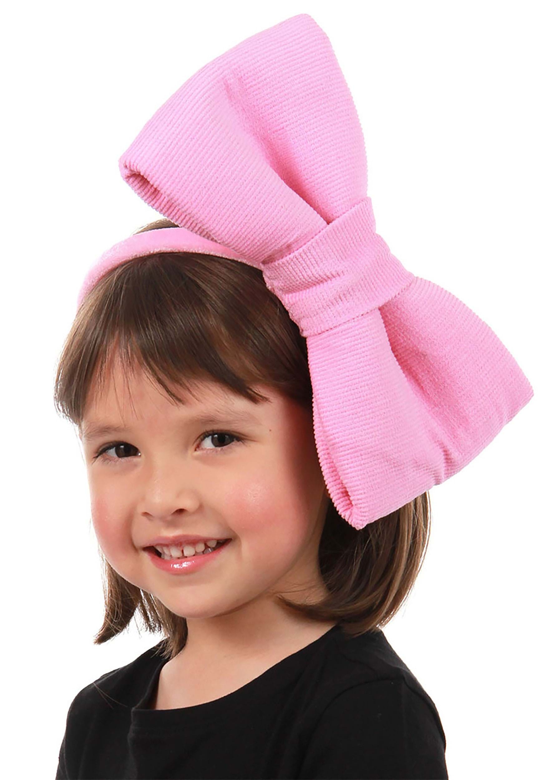 Bo Peep Large Pink Bow Costume Headband