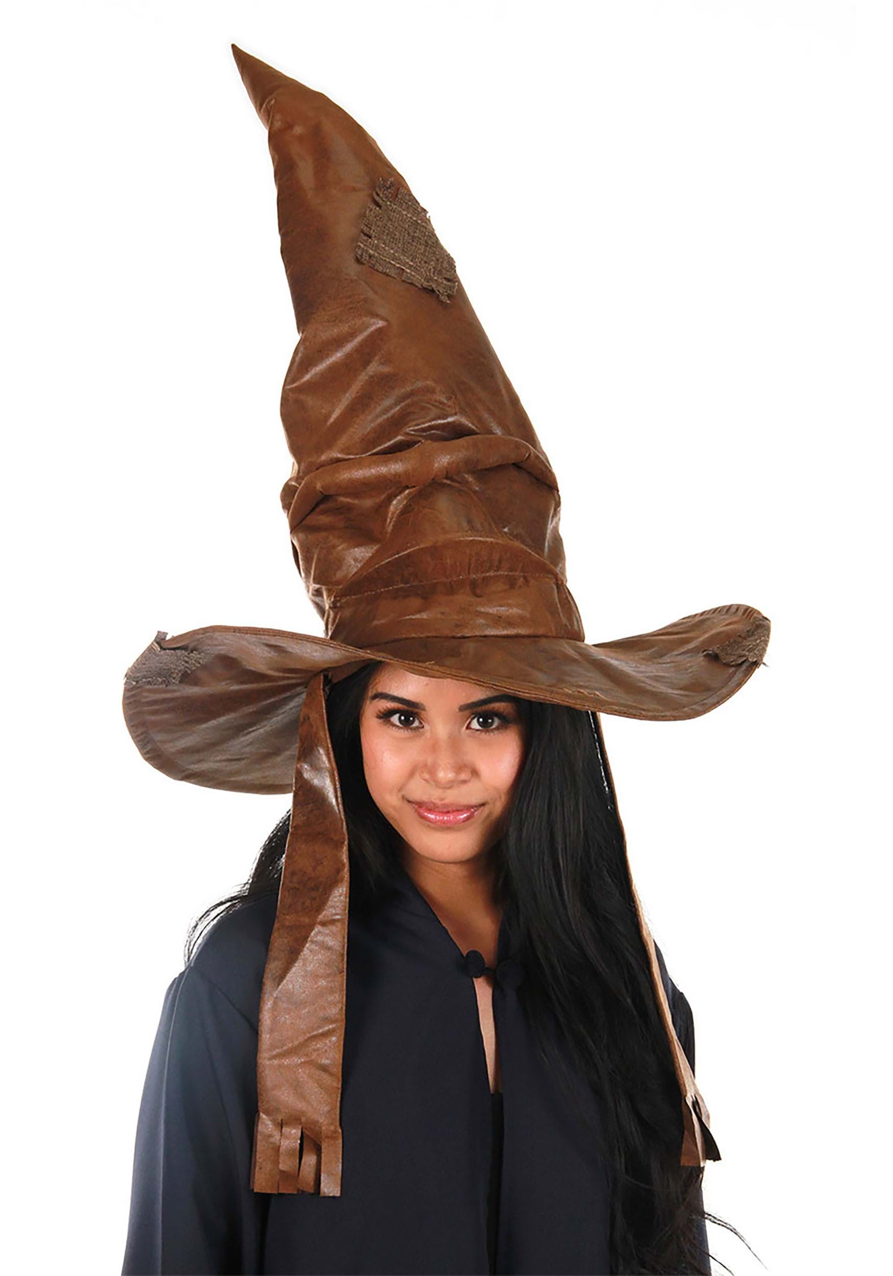 Deluxe Brown Plush Sorting Costume Hat