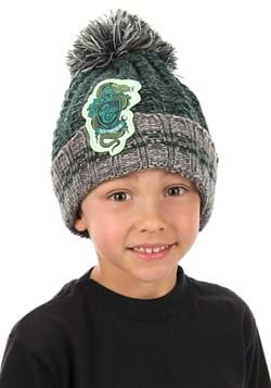 Harry Potter Heathered Slytherin Pom Beanie Alt 2