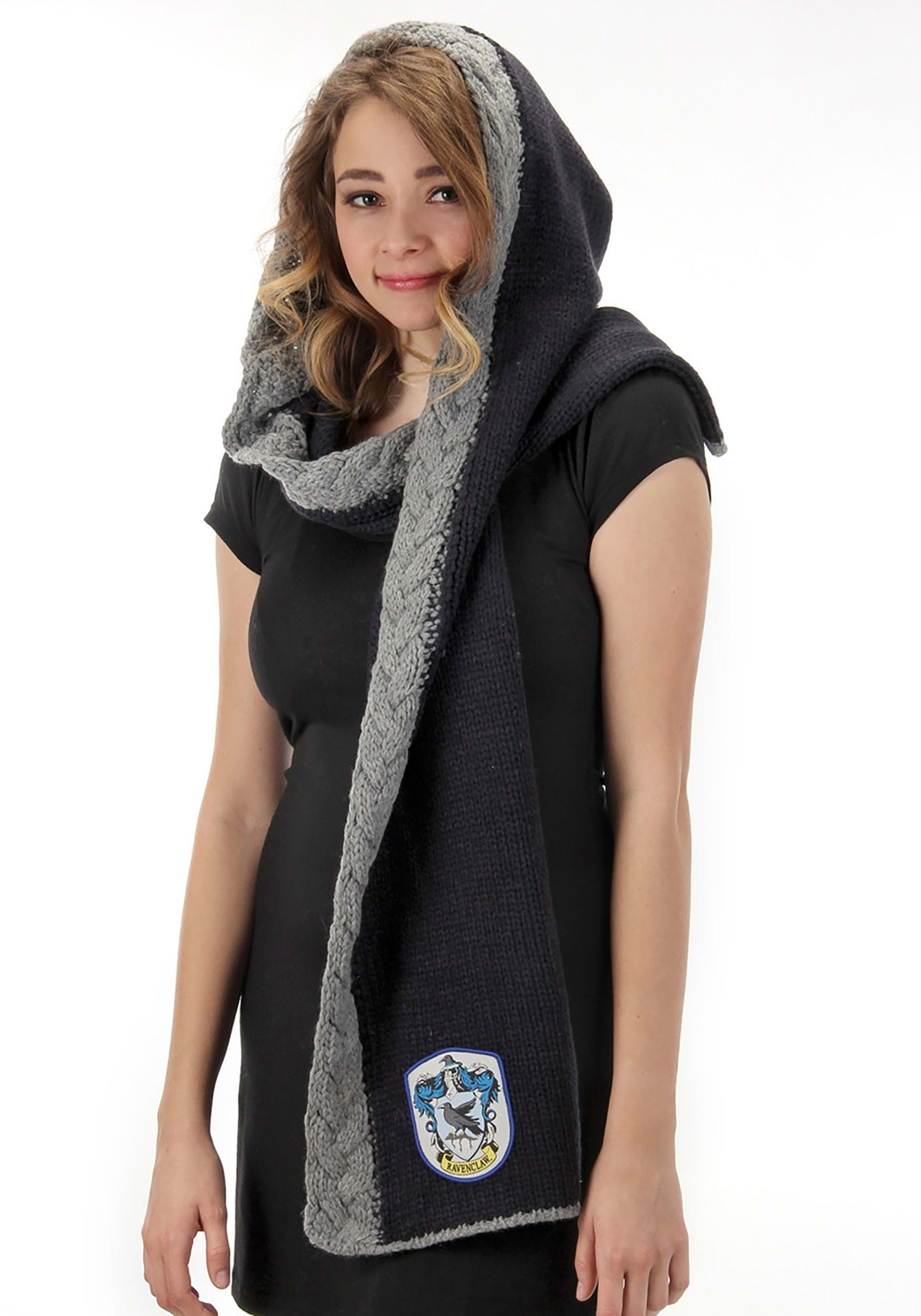 Ravenclaw Black Knit Hood