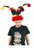 Rainbow Wacky Jester Plush Hat Alt 1