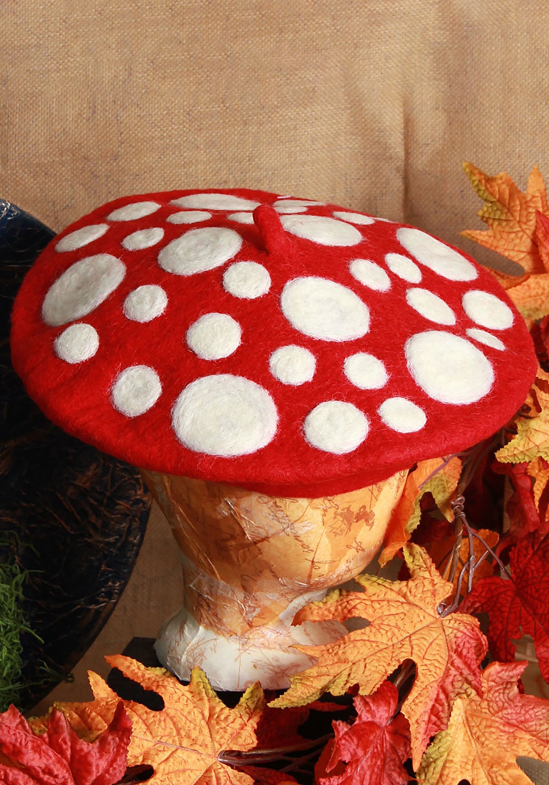 Mushroom Heartfelted Hat Costume Accessory