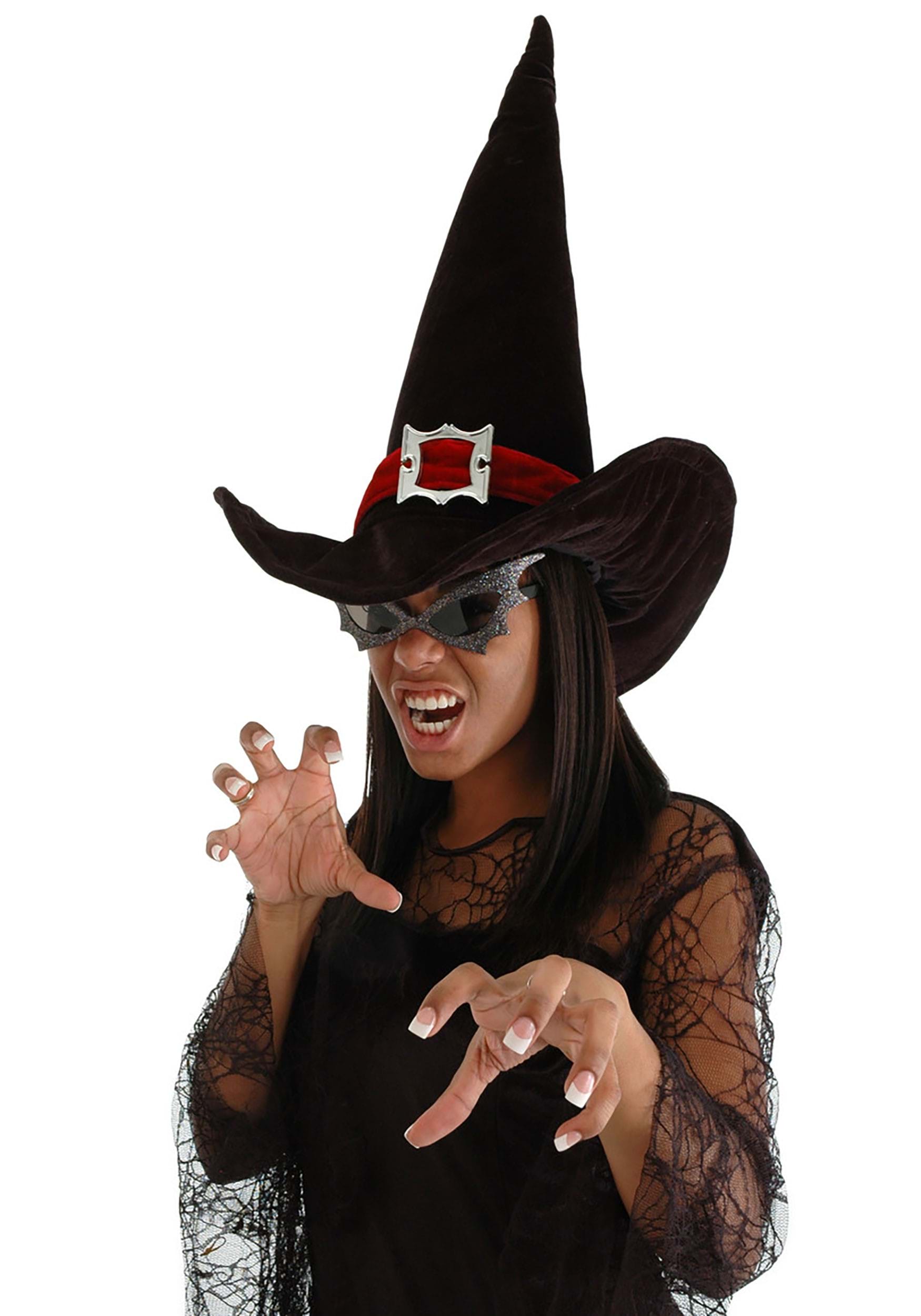 Plush Witch Costume Hat