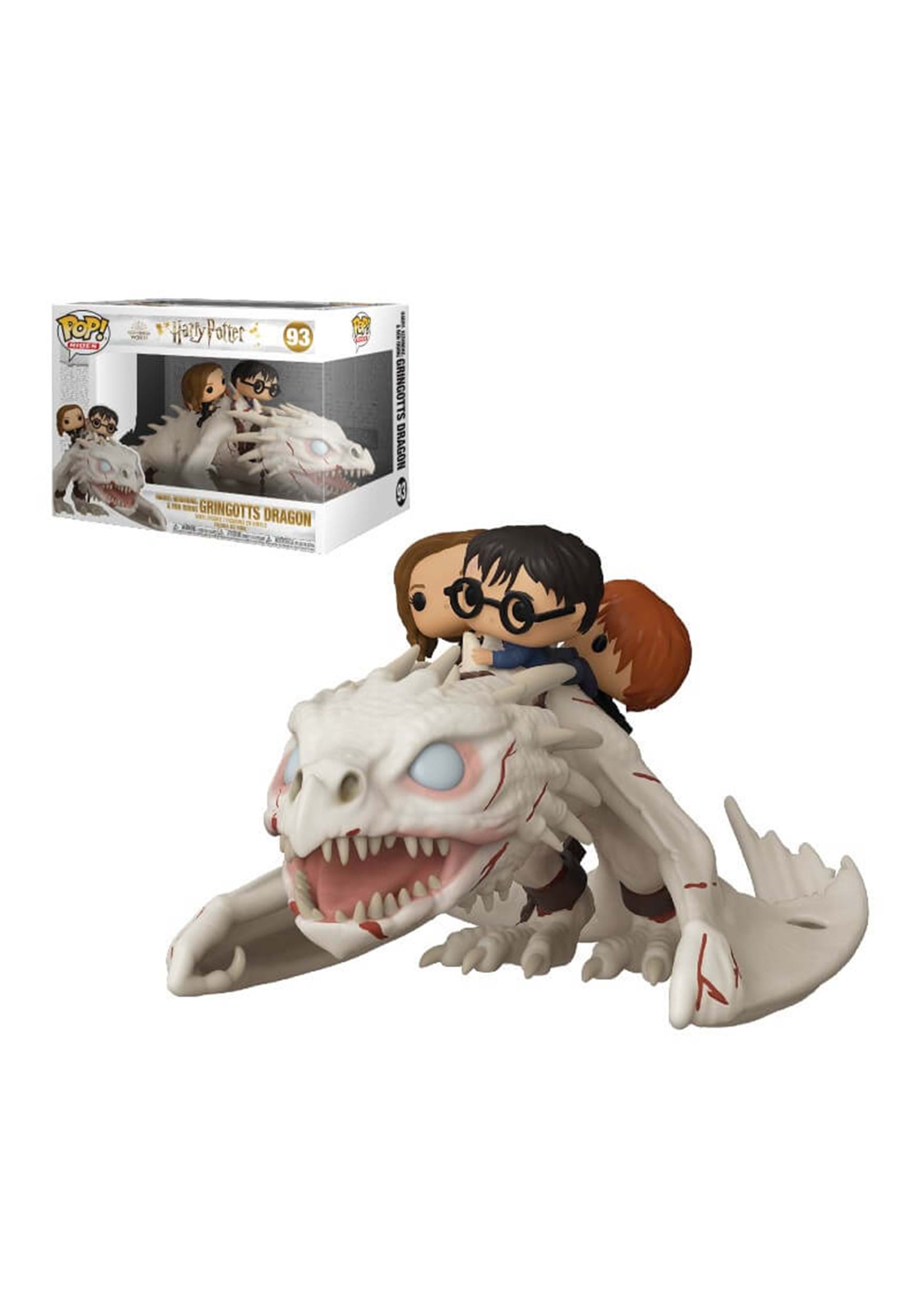 Funko POP! Ride: Harry Potter- Dragon with Harry, Ron, and Hermione Figure