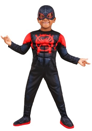 Spiderman Deluxe Miles Morales Toddler Costume Main