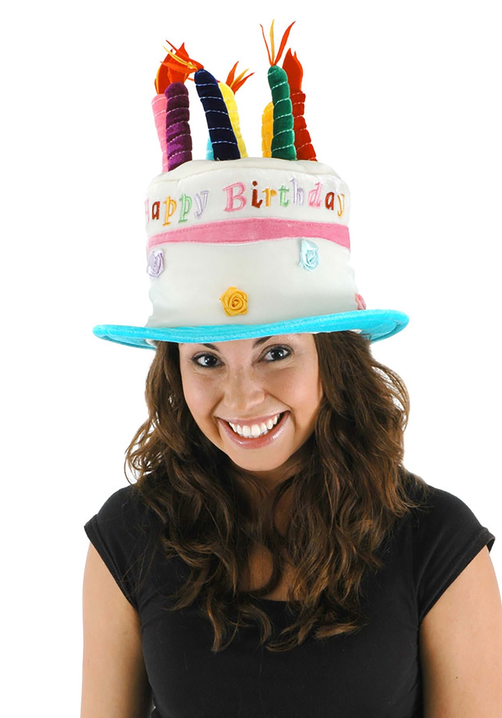 Adult Plush Birthday Cake Hat | Holiday Hats