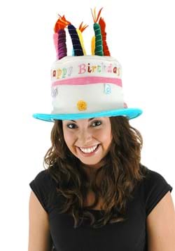 Birthday Cake Plush Hat for Adults