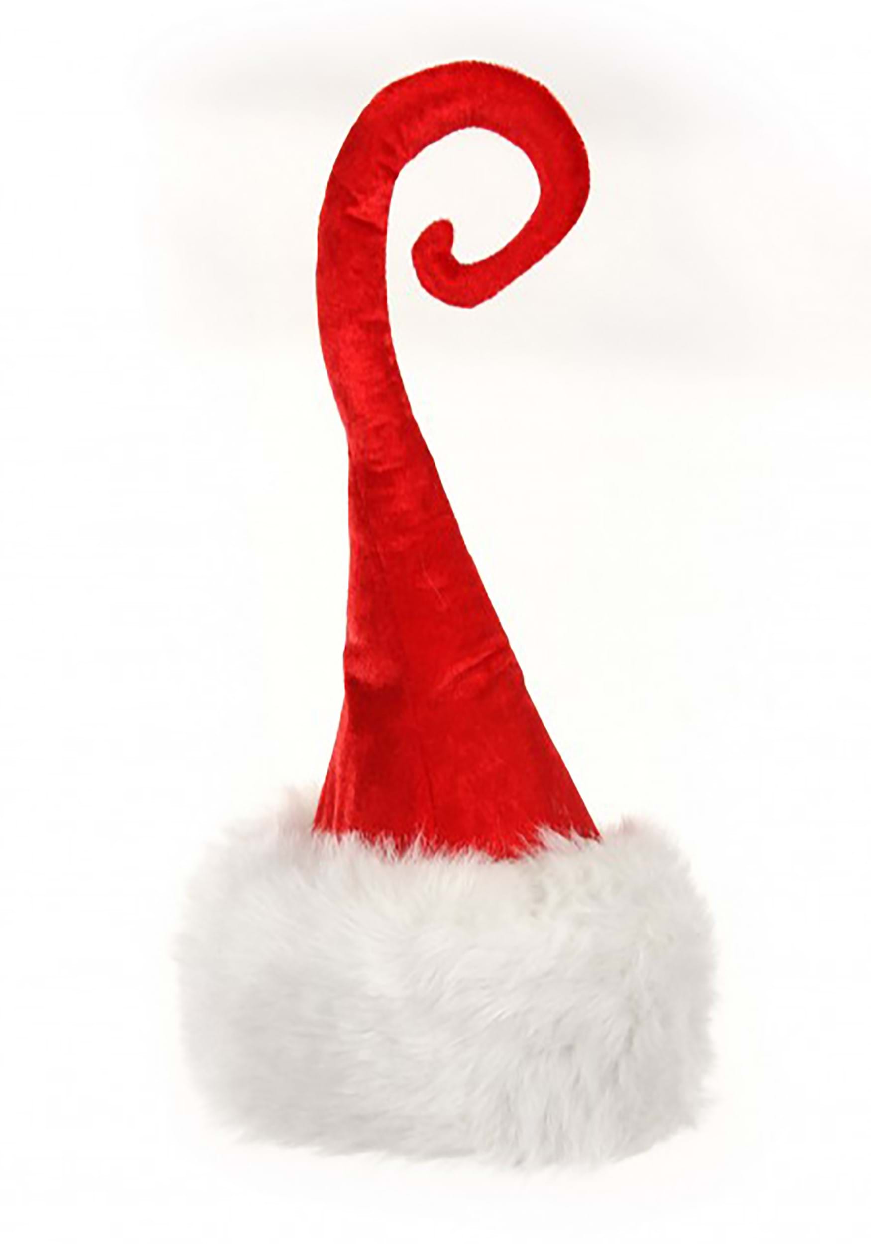 Santa Plush Costume Hat Curly Q