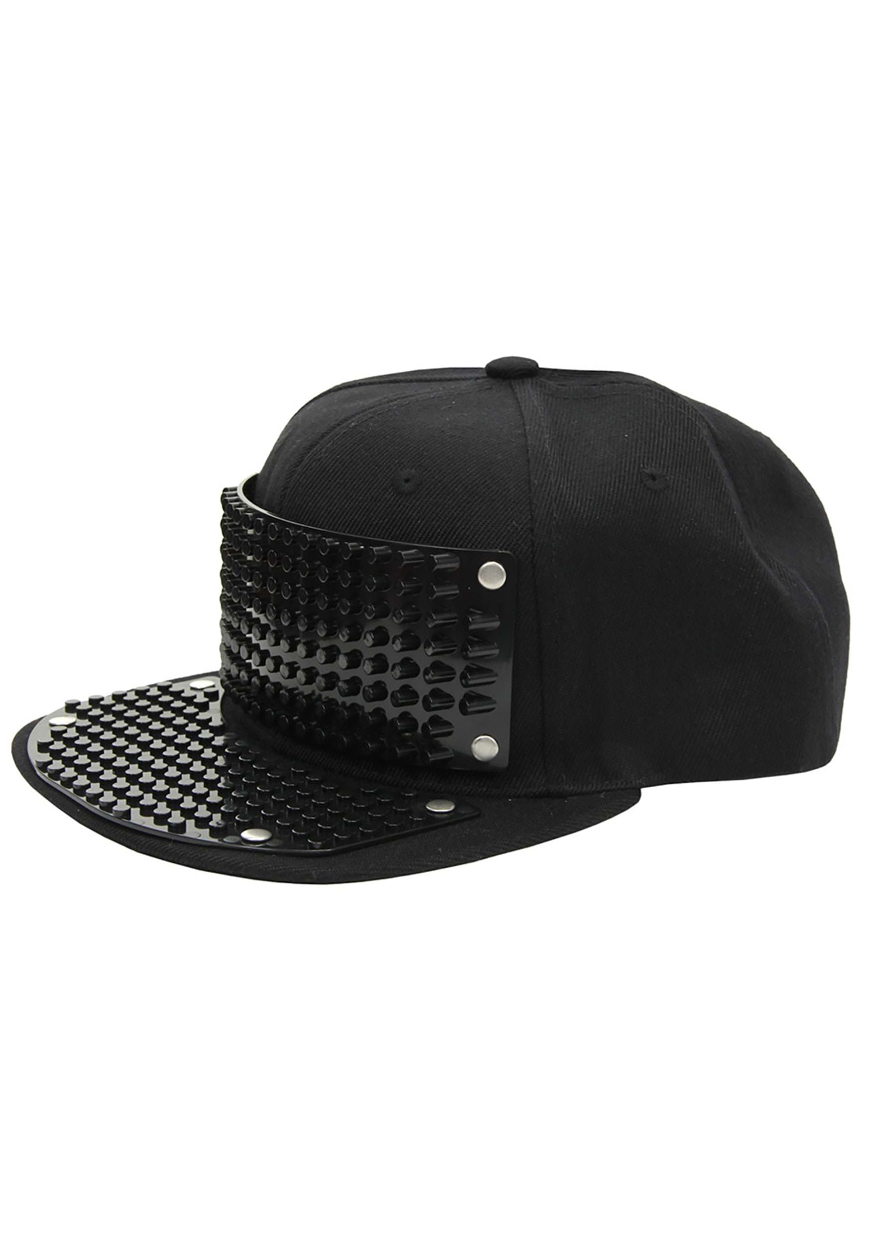 Bricky Blocks Plastic Black Snapback Hat