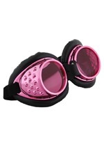 Pink & Black Radioactive Aviator Goggles Alt 1