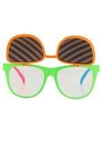 Neon Flip Up Glasses Alt 1