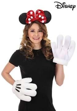 Minnie Mouse Glitter Headband and Gloves Set