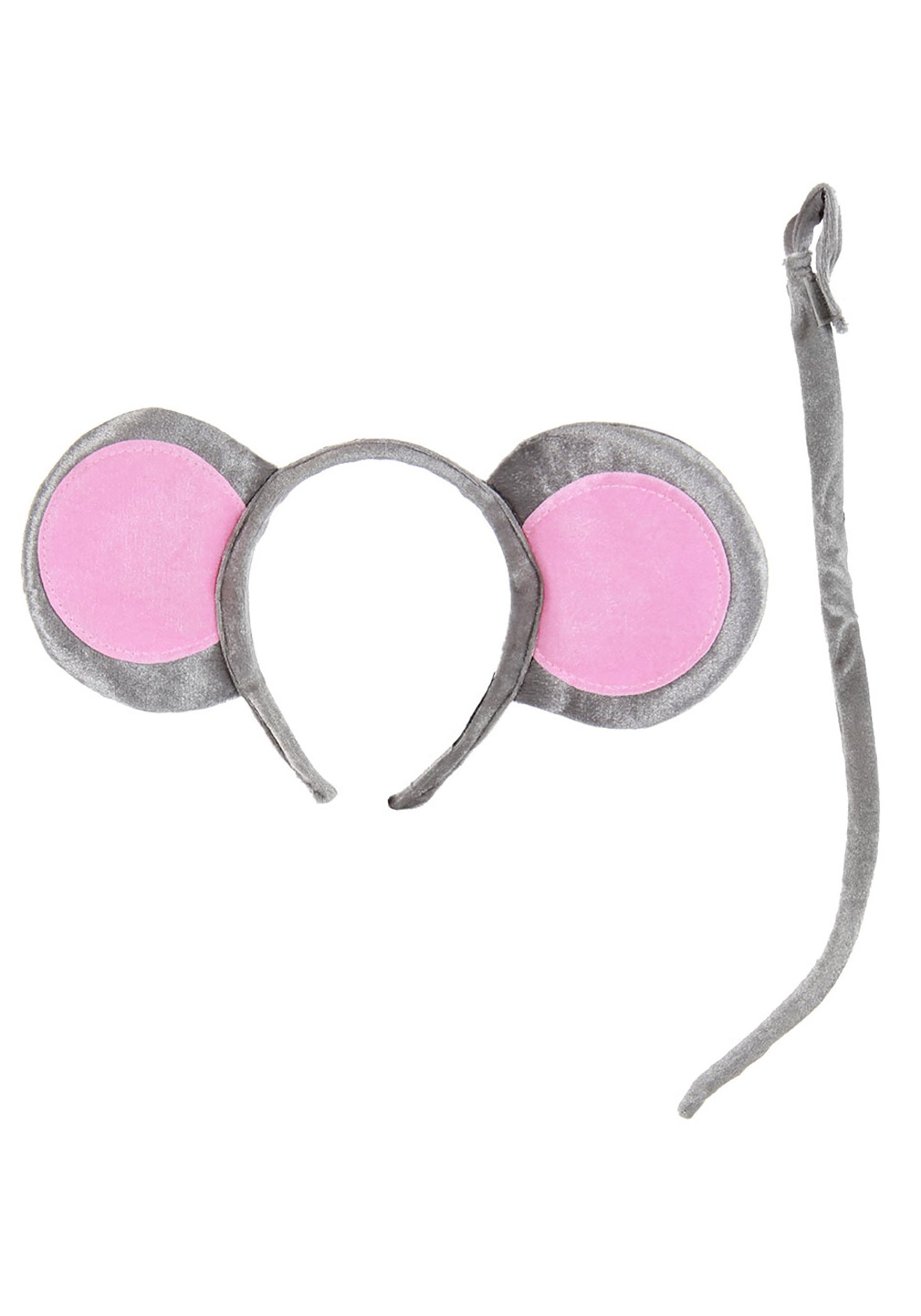 Mouse Ears Headband & Tail Set