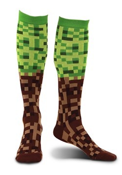 Pixel Brick Knee-High Socks Main