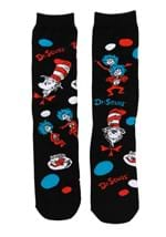 Adult The Cat In The Hat Pattern Socks Alt 2